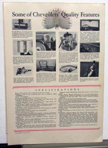 1927 Chevrolet Closed Cars Sales Brochure Landau Sedan Coach Coupe Cabriolet
