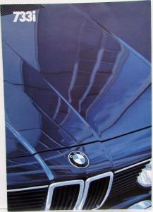 1983 BMW 733i Sales Folder - Japanese Text