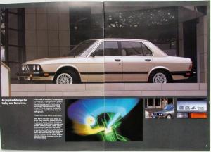 1985 BMW 524td Prestige Sales Brochure