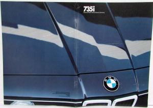 1985 BMW 735i Prestige Sales Brochure