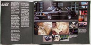 1986 BMW The Ultimate Driving Machine Sales Brochure