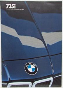 1986 BMW 735i Prestige Sales Brochure