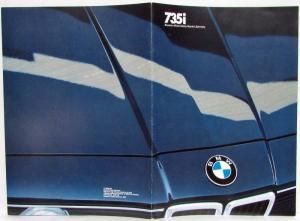 1986 BMW 735i Prestige Sales Brochure