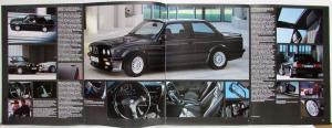 1986 BMW 316 318 320 325 Prestige Sales Brochure - German Text