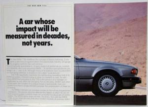 1987 BMW 735i  Sales Brochure