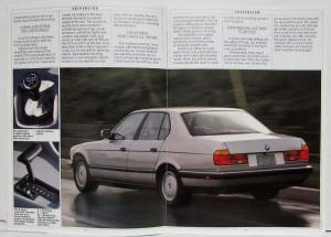 1987 BMW 735i  Sales Brochure