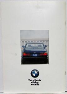 1987 BMW 735i  Sales Brochure