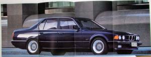 1987 BMW 735i  Prestige Sales Brochure