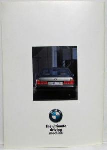 1987 BMW 735i  Prestige Sales Brochure