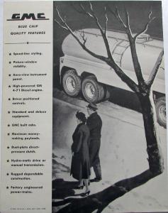 1955 GMC D & DM 660 47 Diesel Trucks Sales Brochure Folder Original