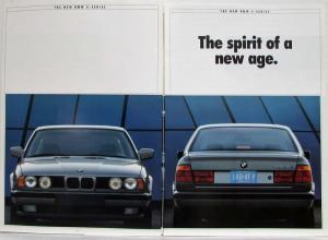 1988 BMW 525i 535i Prestige Sales Brochure