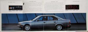 1988 BMW 525i 535i Prestige Sales Brochure