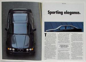 1988 BMW 525i 535i Prestige Sales Brochure