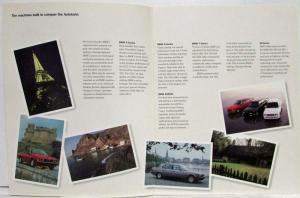 1988 BMW European Delivery Program Brochure