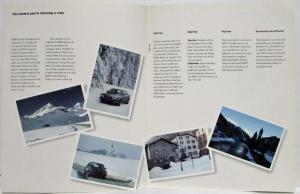 1988 BMW European Delivery Program Brochure