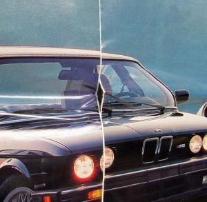 1988 BMW The Ultimate Driving Machine Oversized Sales Brochure