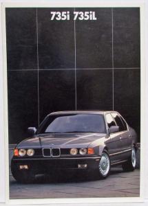 1988 BMW 735i 735iL Sales Brochure