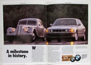 1988 BMW 735i 735iL Sales Brochure