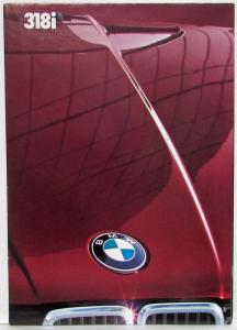 1982-1989 BMW 318i Sales Folder Poster - Japanese Text