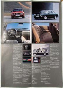 1982-1989 BMW 318i Sales Folder Poster - Japanese Text