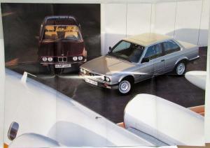 1982-1989 BMW 318i Sales Folder Poster - Japanese Text