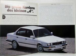 1989 BMW 324d and 324td Sales Brochure - German Text