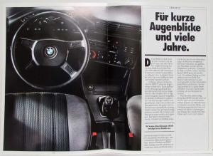 1989 BMW 324d and 324td Sales Brochure - German Text