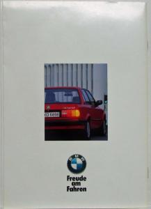 1989 BMW 324d and 324td Sales Brochure - German Text