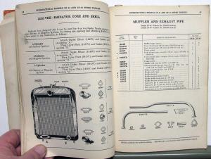 1928 1929 International Speed Truck Model SF 44 46 Dealer Parts Catalog IH MT 9A