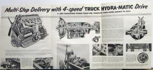 1955 1956 GMC PM 150 250 Delivery Chassis Gas Truck Sales Data Sheet Original