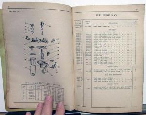 1938 International Trucks Model D 5 Panel Delivery Pickup Parts Book IHC MT 39
