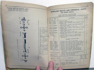 1938 International Trucks Model D 5 Panel Delivery Pickup Parts Book IHC MT 39