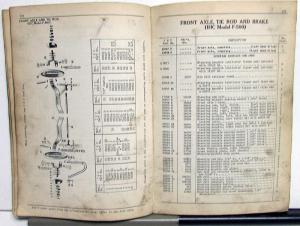 1939 International Trucks D 246T DS 246T DR 246T D-246F Parts Catalog IHC MT 47