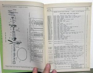 1939 International Trucks D 216T DS 216T Six Wheel Parts Catalog IHC MT 46