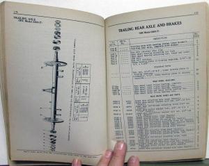 1939 International Trucks D 186T DS 186T Six Wheel Parts Catalog IHC MT 45