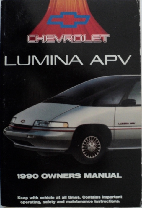 1990 Chevrolet Lumina APV Mini Van Owners Manual