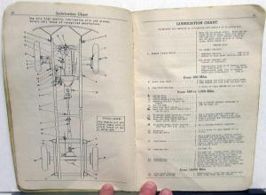1937 1938 1939 International Truck D-30 & DS-30 Instruction Book & Parts List