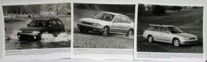 1996 Subaru Product Information Press Kit - SVX Impreza Legacy 2.5GT Outback