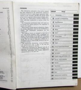 1990 Dodge Dakota Truck Dealer Service Shop Repair Manual Rear Wheel Drive