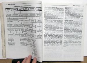 1990 Dodge Dakota Truck Dealer Service Shop Repair Manual Rear Wheel Drive