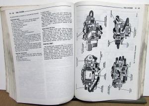 1990 Dodge Dakota Truck Dealer Service Shop Repair Manual Rear Wheel Drive