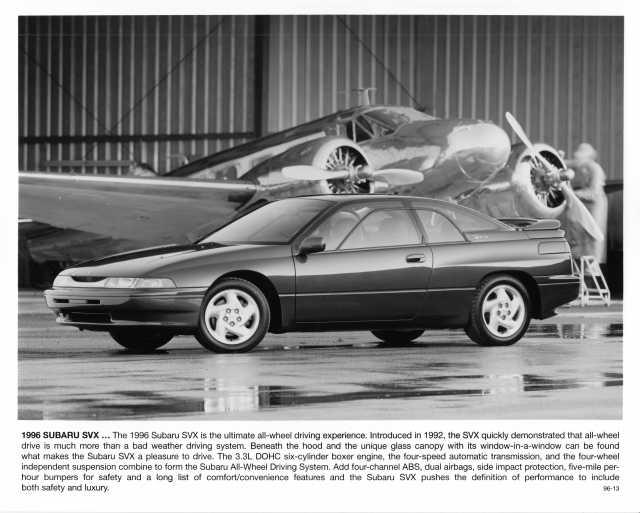 1996 Subaru SVX Press Photo 0072