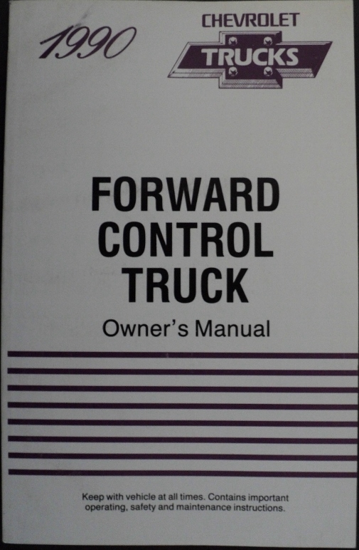 1990 Chevrolet Forward Control Truck Owners Manual Fwd Control Chassis