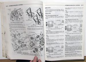 1987 Dodge Dakota Truck Dealer Service Shop Repair Manual 2 WD & 4 WD Pickup