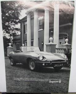 1969 Jaguar XJ XKE Roadster Coupe 2+2 Series 2 Dealer Sales Leaflet Specs Rare