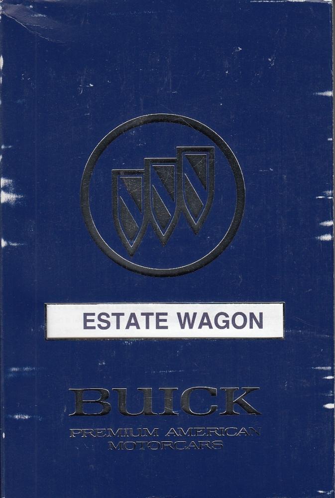 1990 Buick Estate Wagon Owners Operators Manual Original
