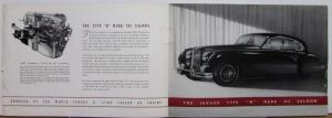 1956 Jaguar M Mark VII Saloon Sales Brochure original