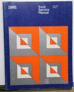 1981 Dodge Ram 50 Truck & Arrow Dealer Service Shop Repair Manual Small Pickup