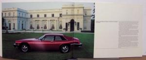1984 Jaguar XJS Sales Brochure Specifications Original