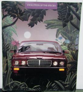 1988 Jaguar Evolution Of The Species Sales Brochure Original